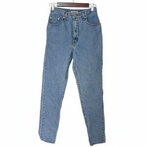 Vintage Guess High Waisted Tapered Leg 100% Cotton Denim Jeans 28